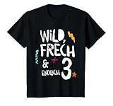 Kinder Wild, Frech & endlich 3, Kindergeburtstag dritter Geburtstag T-Shirt